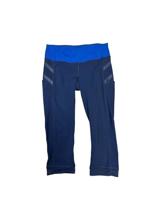 lululemon athletica Pants - Lululemon ilumina Crop Luxtreme Women's Blue Cropped Leggings  Yoga Gym Size 6